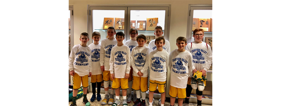 6th Grade Boys win 2018 Chartiers Valley Tournament