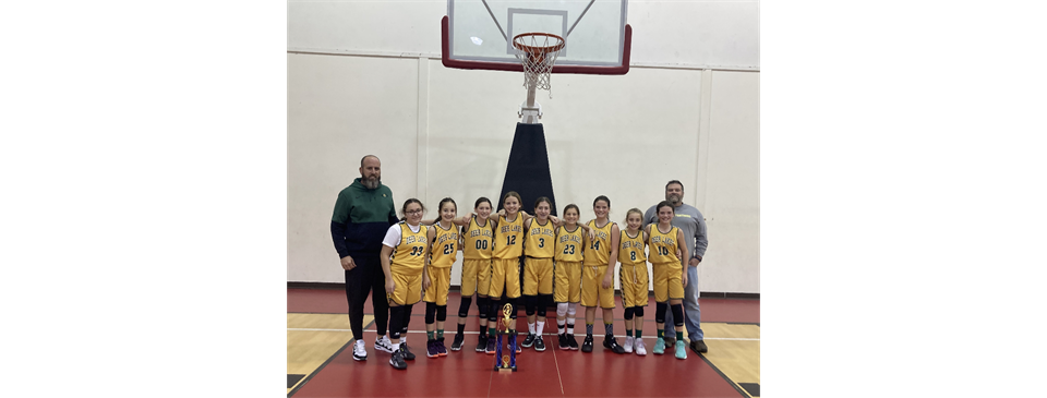 6th Grade Girls Travel Silver Division Battle of the Ballers Champions. 